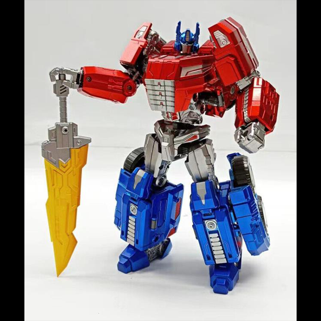 Picture shown for reference. New metallic paint will be used.  From Planet X, PX-10C Jupiter transforms from a battling robot to a futuristic vehicle. It features a metallic paint finish.