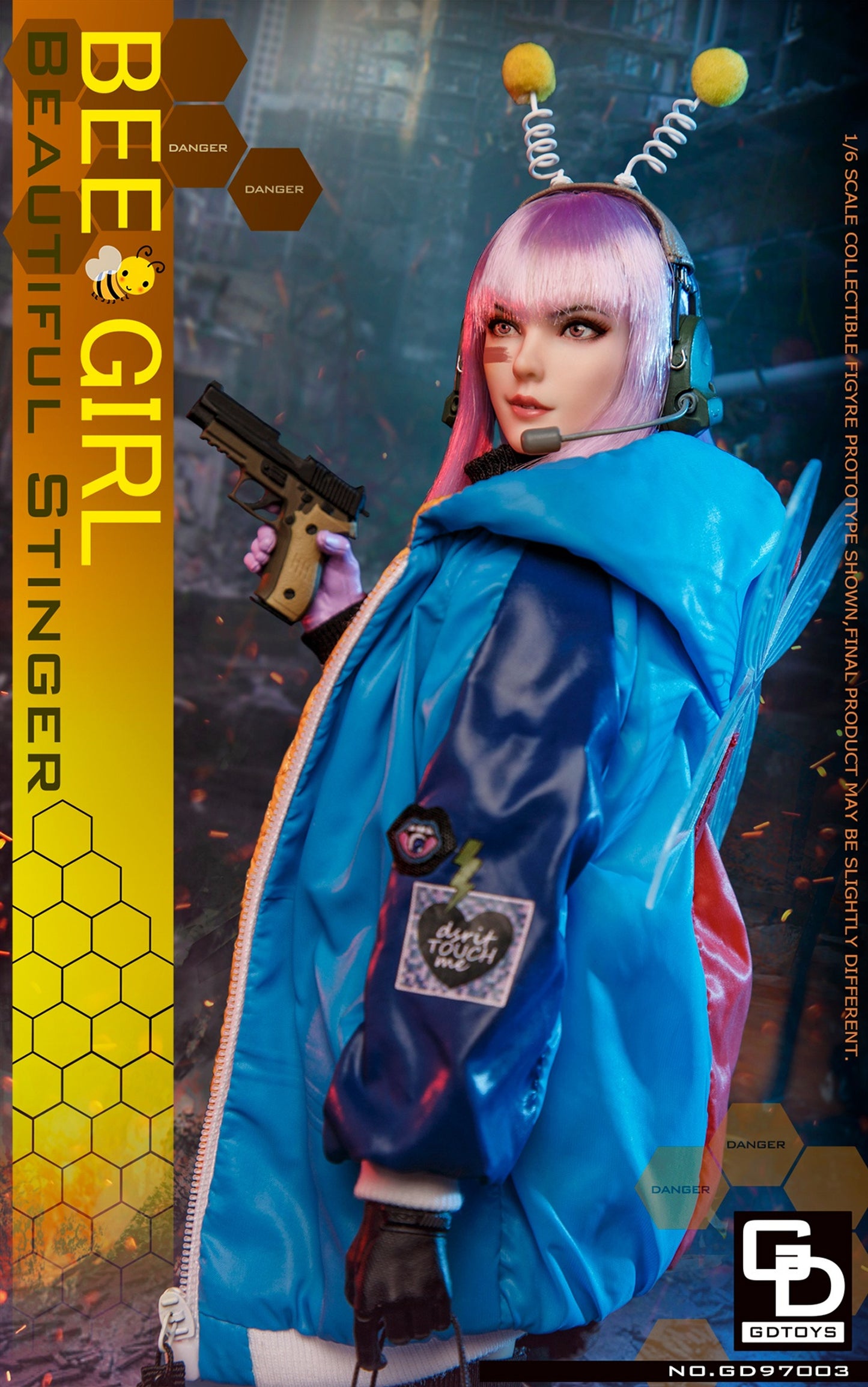 1/6 Scale Toy Bee Girl Beautiful Stinger - Flashbang Grenades