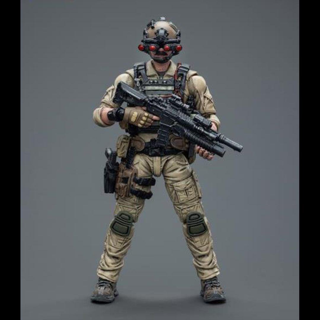 Discover the world of precision and authenticity with JoyToy Military Figure Ranger action figure. Immerse yourself in meticulously crafted, true-to-life replicas that pay homage to military prowess. Whether you’re a collector or an enthusiast, these figures capture the essence of bravery and honor on the battlefield.