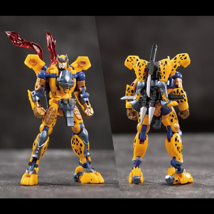 Iron Factory's Raiga is made of durable plastic, features a high level of articulation and is highly posable. The figure is built to a high standard and meticulously precision-engineered to Iron Factory standards. Raiga can convert between a robot form and an animal form. Be sure to add it to your collection!