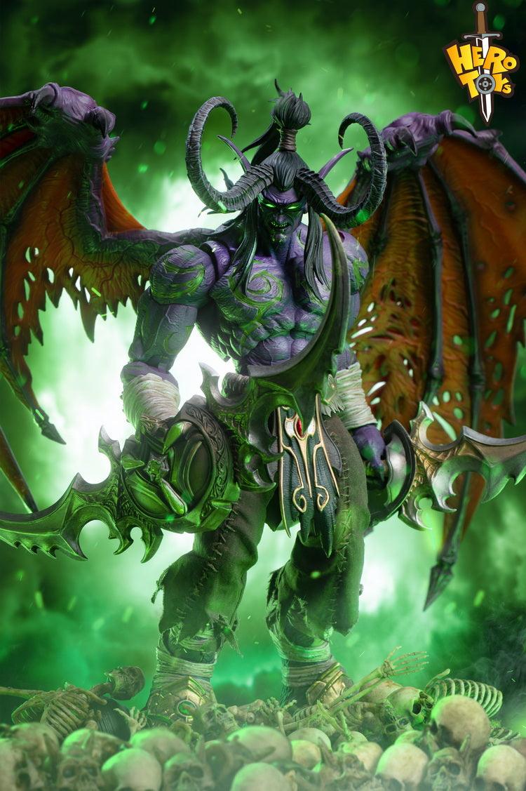 Bring home a 1:10 Demon Hunter Action Figure and bask in the glory of a nearly flawless creation! With its flippable wings and light-up effect in the head sculpt, you'll feel like you've conjured up an actual demon hunter straight from the fiery pits of your imagination. Summon a magnificent hero in 1/10 scale — at approx. 24cm tall, you'll have a legendary figure in your collection!