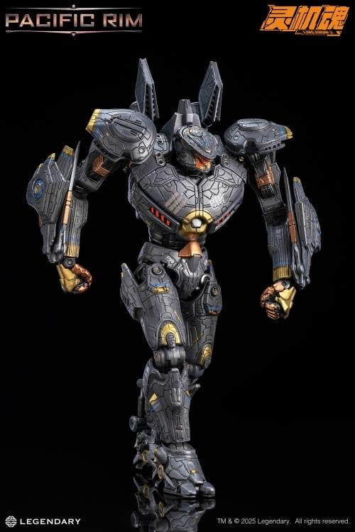 From Pacific Rim comes an all new action figure of Striker Eureka by LingJiHun! This highly detailed figure captures the awesome mecha's look from the film and is highly articulated to create a variety of poses. Equipped with additional parts and accessories to customize the figure, this is one figure you won't want to miss out on! Get ready to fight the kaiju and defend mankind when you order your figure today!