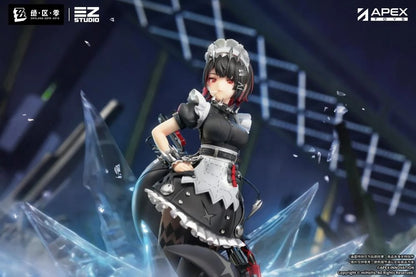 From the popular Zenless Zone Zero video game comes the Ellen Joe 1/7 scale figure by Apex Toys! This impressive figure displays Ellen Joe in her Victoria Housekeeping outfit as she holds her memorable weapon in one hand while in a popular pose. The various details of the character have been captured in 3D figure form, including Ellen's iconic shark tail and love for sweet treats.