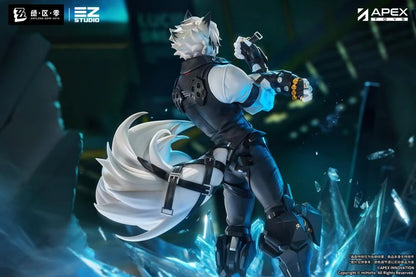 Based on the popular Zenless Zone Zero video game comes the Von Lycaon 1/7 scale figure by Apex Toys! This figure stands an impressive 13 inches in height as it displays Von Lycaon in a popular pose while standing on a themed base. This Victoria Housekeeping member has been brought to life in 3D figure form, with special effort paid to capture the various details of the character's wolf-like aspects and mechanical legs.