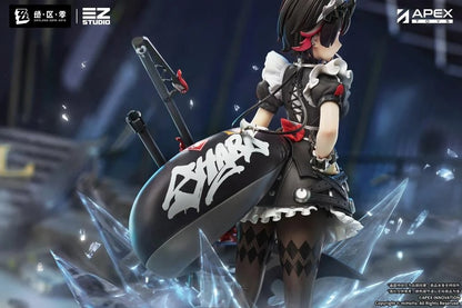 From the popular Zenless Zone Zero video game comes the Ellen Joe 1/7 scale figure by Apex Toys! This impressive figure displays Ellen Joe in her Victoria Housekeeping outfit as she holds her memorable weapon in one hand while in a popular pose. The various details of the character have been captured in 3D figure form, including Ellen's iconic shark tail and love for sweet treats.
