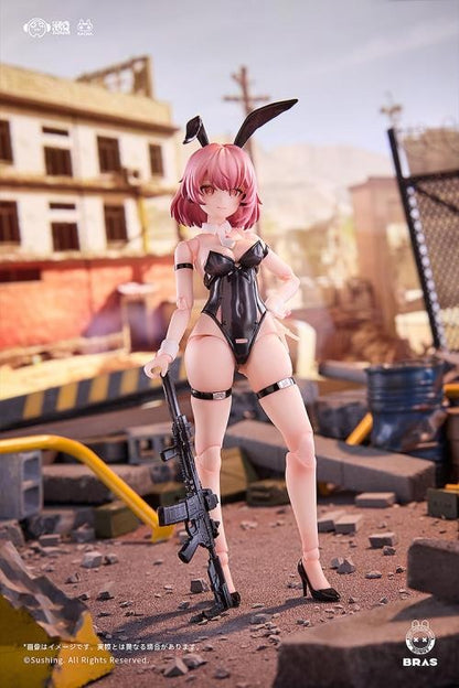 Add a new Bunny Rapid Action Squad protector to your figure collection with the Commando Belka 1/12 scale action figure by Sushing. This figure is over 6 inches tall and is fully articulated to allow for a variety of fun poses with the character. Belka also comes with additional parts and accessories allowing you to customize the figure how you want. Be sure to add this figure to your collection!