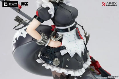 From the popular Zenless Zone Zero video game comes the Ellen Joe 1/7 scale figure by Apex Toys! This impressive figure displays Ellen Joe in her Victoria Housekeeping outfit as she holds her memorable weapon in one hand while in a popular pose. The various details of the character have been captured in 3D figure form, including Ellen's iconic shark tail and love for sweet treats.
