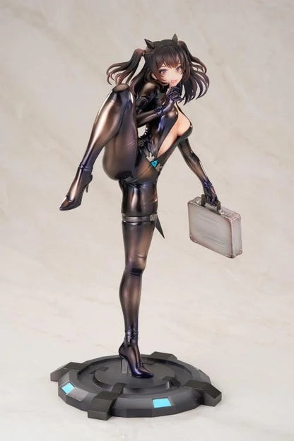 From the BrownDust2 video game comes the Scheherazade (Code Name S version) 1/7 scale figure by Apex Toys! This figure is a little under 10 inches in height and displays Scheherazade in a tight fighting outfit as she holds a briefcase with a panicked look on her face.