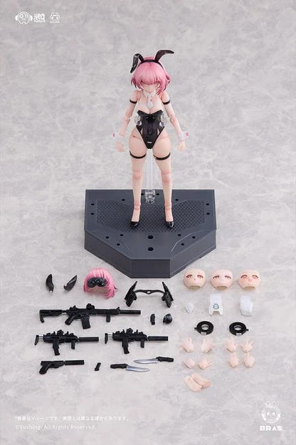 Add a new Bunny Rapid Action Squad protector to your figure collection with the Commando Belka 1/12 scale action figure by Sushing. This figure is over 6 inches tall and is fully articulated to allow for a variety of fun poses with the character. Belka also comes with additional parts and accessories allowing you to customize the figure how you want. Be sure to add this figure to your collection!