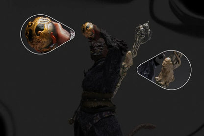 The Destined One is the player-controlled protagonist from Game Science‘s critically acclaimed Black Myth: Wukong. In this groundbreaking adaptation of Journey to the West, the Destined One hones his mastery of staff combat to explore the perilous yet fantastical world.

Officially licensed by Game Science, this twelfth scale action figure in Premium version boasts incredible articulation including toe joints through advanced engineering that delivers superior playability and displayability. The Premium ver