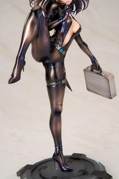 From the BrownDust2 video game comes the Scheherazade (Code Name S version) 1/7 scale figure by Apex Toys! This figure is a little under 10 inches in height and displays Scheherazade in a tight fighting outfit as she holds a briefcase with a panicked look on her face.