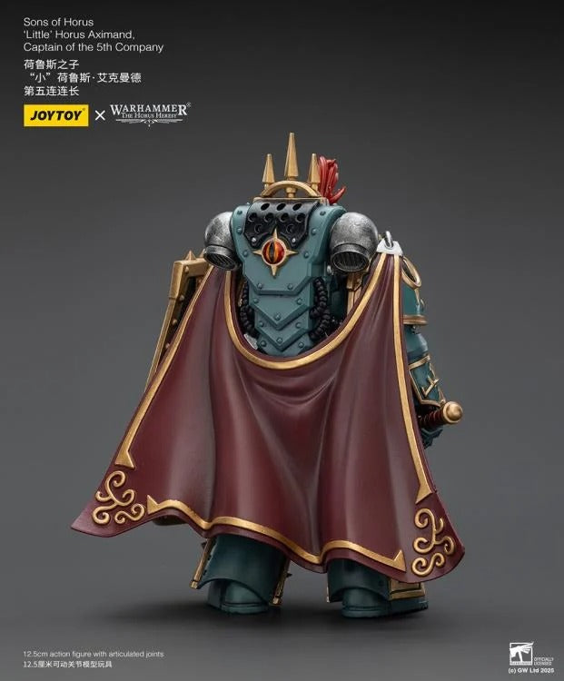 This finely crafted 1/18 scale figure depicts the infamous “Little” Horus Aximand in stunning detail, from his ornate Sons of Horus armor to his deadly weapons. Fully articulated for dynamic poses, this collectible brings the cunning and ruthless Captain of the 5th Company to your Warhammer display.