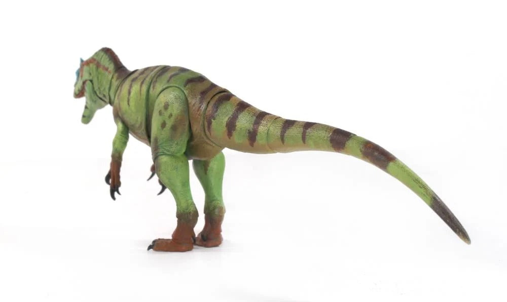 One of Creative Beast Studio’s biggest claims to fame is their Beasts of the Mesozoic figure collection. The Mesozoic Era comprises the Triassic, Jurassic, and Cretaceous periods of geological time, and the creature figures featured in the series include dinosaurs that lived during that time.

Figure measures 10 inches (25.4cm) long and features 22 points of articulation, 3 sets of interchangeable feet, posing wire in the tail end, and an adjustable clear plastic display base with rubber pad.