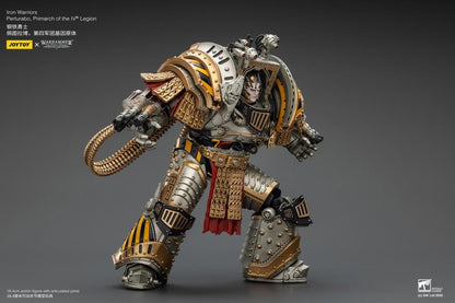 Experts at breaking sieges and assaulting enemy fortifications, the Iron Warriors, led by the Primarch Perturabo, chose to ally with the Mad Warmaster during his heretical war-march towards Sol and the Emperor. Eternal rivals to the favored Imperial Fists and seemingly overlooked at every turn despite their sacrifices, the vicious rage and jealously that burned within Perturabo erupted into an inferno that led his Iron Warriors to decimate and burn entire worlds.