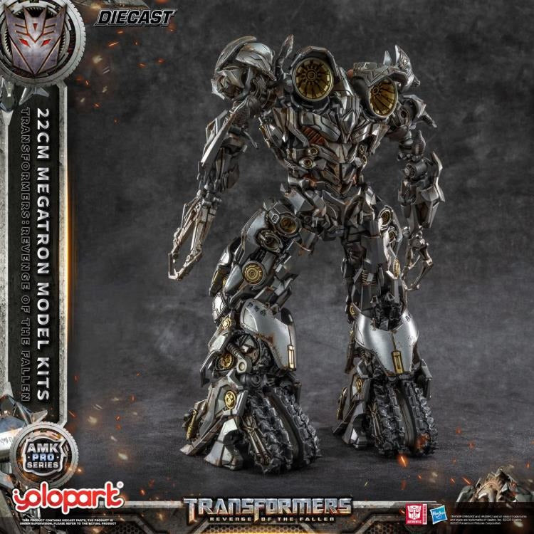The ruthless and commanding Megatron — as seen in Transformers: Revenge of the Fallen — returns in a fearsome new form! Now brought to life as part of the AMK PRO Series Model Kits, this meticulously detailed figure captures the Decepticon leader’s raw menace and corroded war machine aesthetic with stunning accuracy.