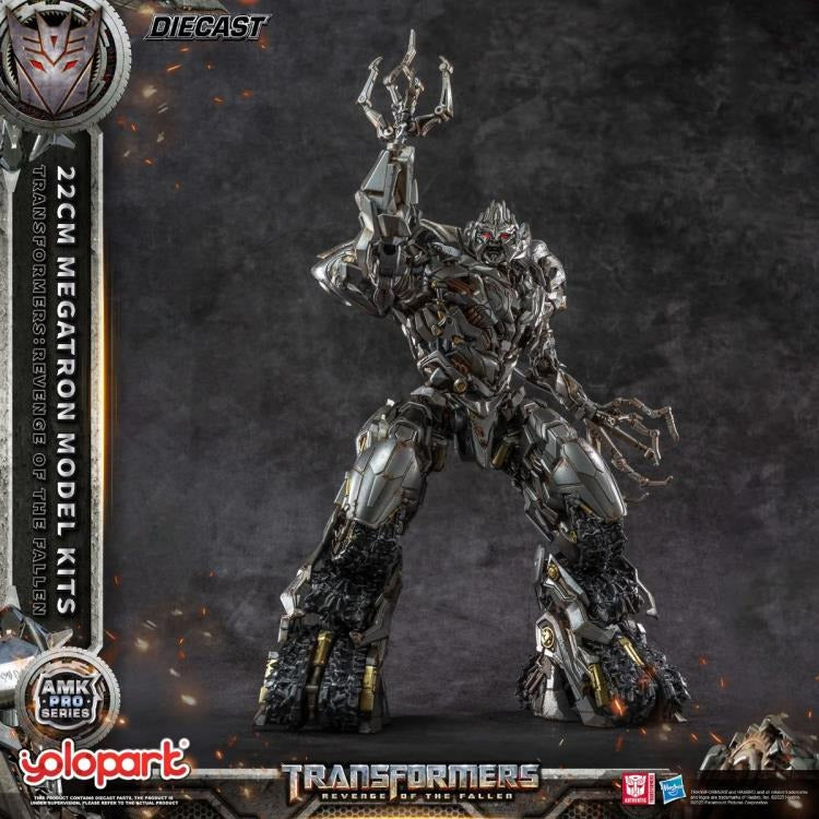 The ruthless and commanding Megatron — as seen in Transformers: Revenge of the Fallen — returns in a fearsome new form! Now brought to life as part of the AMK PRO Series Model Kits, this meticulously detailed figure captures the Decepticon leader’s raw menace and corroded war machine aesthetic with stunning accuracy.