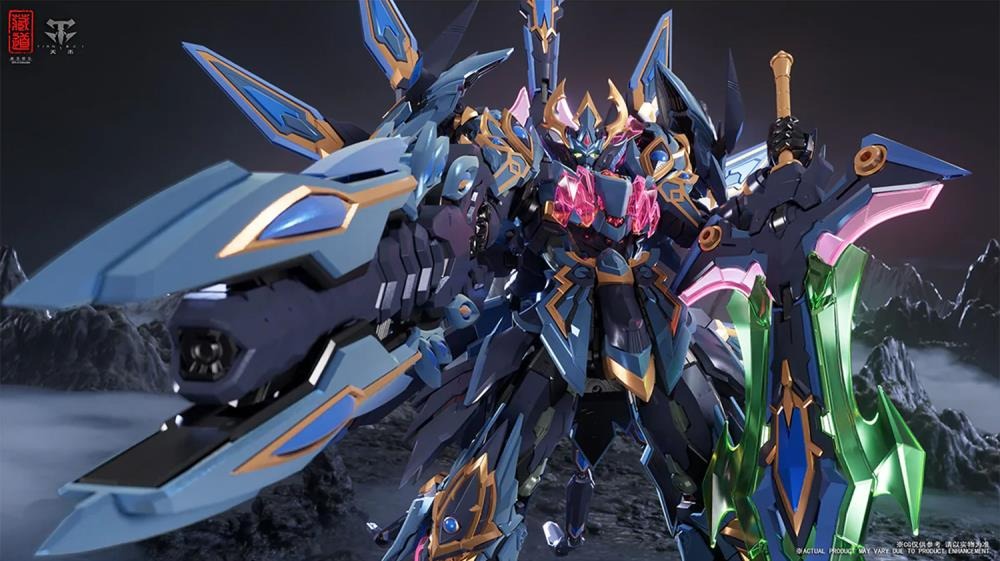 From the creative minds at ZEN of Collectible comes the next entry in the fan favorite CangDao series: CD-15 Shengang Dao Peacock King Mecha! Standing just over 11 inches tall, Shengang Dao Peacock King Mecha is highly poseable and comes with a variety of accessories. Upgrade your collection with some serious firepower when you order this figure today!