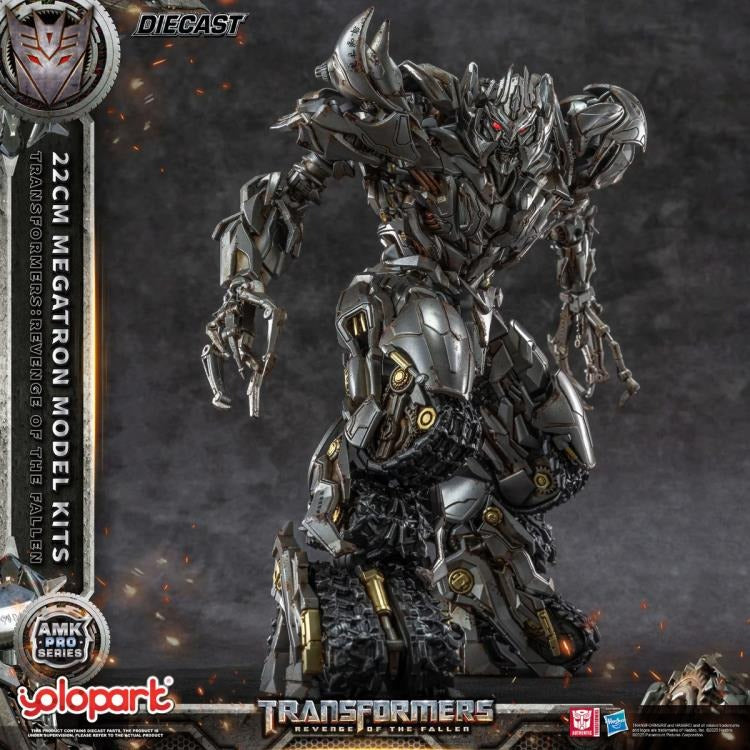 The ruthless and commanding Megatron — as seen in Transformers: Revenge of the Fallen — returns in a fearsome new form! Now brought to life as part of the AMK PRO Series Model Kits, this meticulously detailed figure captures the Decepticon leader’s raw menace and corroded war machine aesthetic with stunning accuracy.