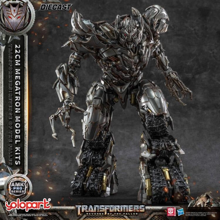 The ruthless and commanding Megatron — as seen in Transformers: Revenge of the Fallen — returns in a fearsome new form! Now brought to life as part of the AMK PRO Series Model Kits, this meticulously detailed figure captures the Decepticon leader’s raw menace and corroded war machine aesthetic with stunning accuracy.