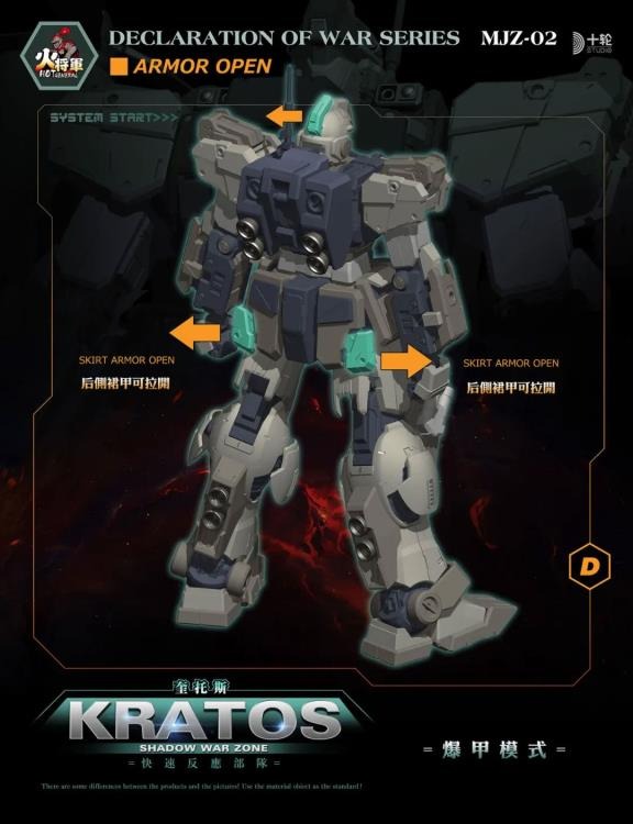 Reinforcements are on the way! Hot General is proud to present a new entry in their dynamic mecha line of figures: Shadow War Zone! It features premium detail and articulation and includes several weapons and accessories for a wide variety of display options. Don't miss out on this awesome figure and order yours today!