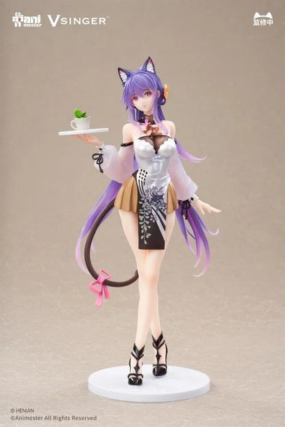 Based on the Vsinger characters comes the Luo Tianyi & Mo Qingxian (Tea Time Melody Dual version) 1/7 scale figure set by AniMester! These highly detailed figures display the two characters in cute outfits as they get set to have some tea and treats. This dual version includes a base for displaying both figures at once, as well as a small table for holding their tea time treats. Don't miss out on adding these figures to your collection!