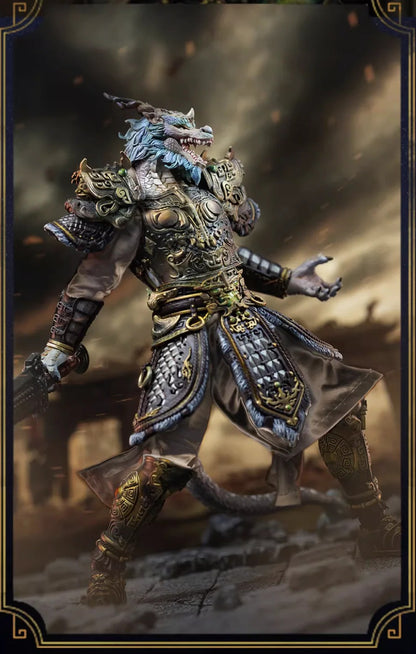 (Pre-order) Fancy Realm 1/12 Gold Dragon Warrior figure with preorder bonus