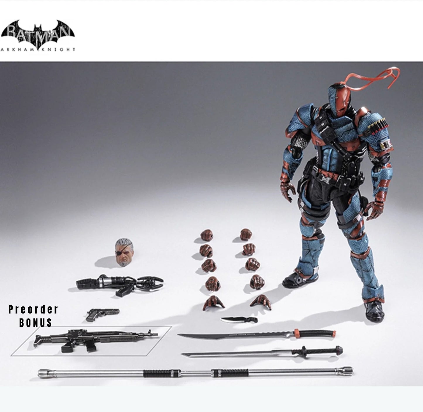 (Pre-order) Licensed LPZZ 1/12 Deathstroke action figure with preorder bonus