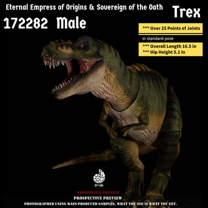 (Pre-order) Nanmu Studio Artuculated Trex Eternal Empress of Origins & Sovereign of the Oath Male