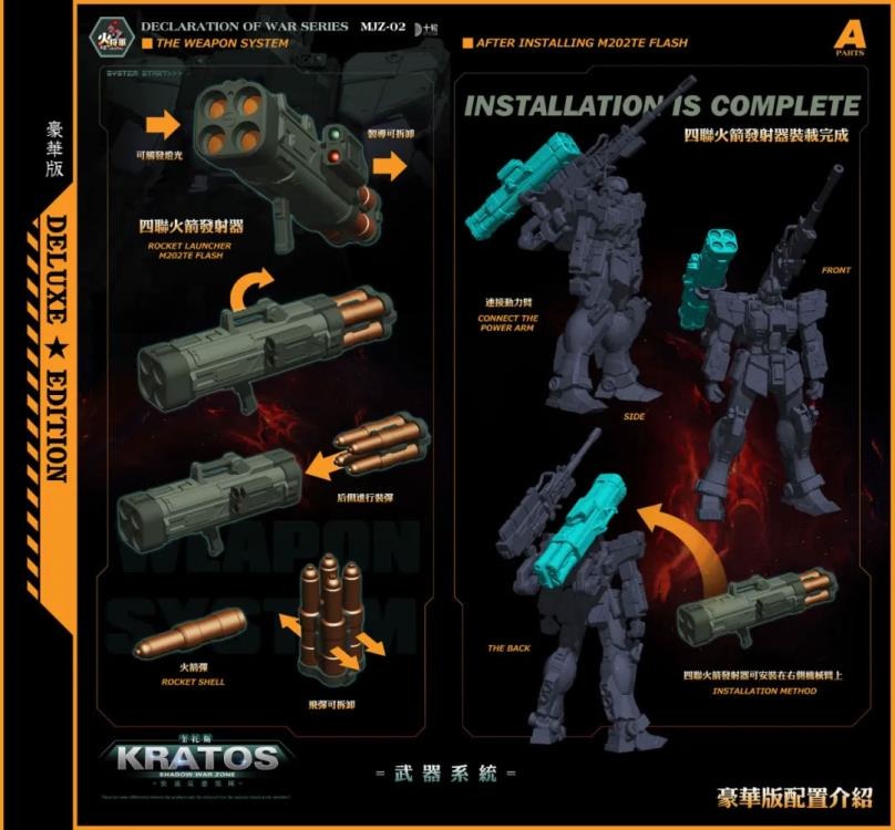 Reinforcements are on the way! Hot General is proud to present a new entry in their dynamic mecha line of figures: Shadow War Zone! It features premium detail and articulation and includes several weapons and accessories for a wide variety of display options. Don't miss out on this awesome figure and order yours today!