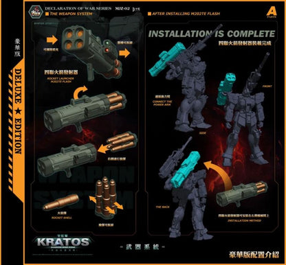 Reinforcements are on the way! Hot General is proud to present a new entry in their dynamic mecha line of figures: Shadow War Zone! It features premium detail and articulation and includes several weapons and accessories for a wide variety of display options. Don't miss out on this awesome figure and order yours today!