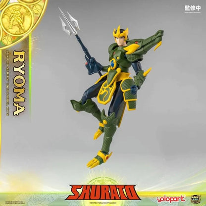 From the classic anime series Legend of Heavenly Sphere Shurato comes a new entry in the popular AMK PRO X series: Ryoma! Featuring a new streamlined design, this model kit includes multiple accessories and armor pieces along with his trademark Mecha vehicle! Don't miss out and order yours today!