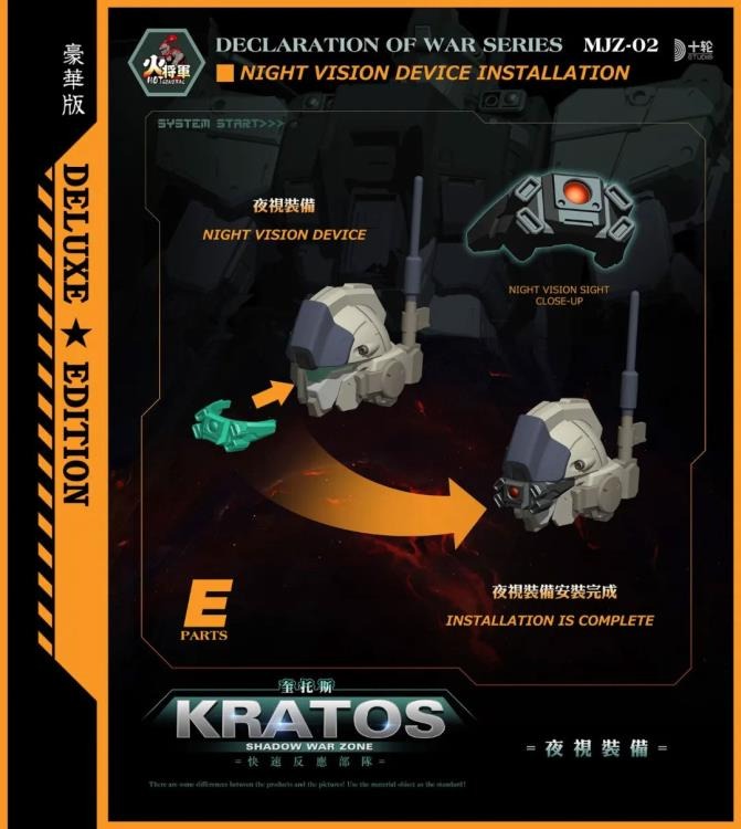 Reinforcements are on the way! Hot General is proud to present a new entry in their dynamic mecha line of figures: Shadow War Zone! It features premium detail and articulation and includes several weapons and accessories for a wide variety of display options. Don't miss out on this awesome figure and order yours today!