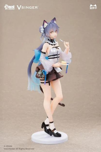 Based on the Vsinger characters comes the Luo Tianyi & Mo Qingxian (Tea Time Melody Dual version) 1/7 scale figure set by AniMester! These highly detailed figures display the two characters in cute outfits as they get set to have some tea and treats. This dual version includes a base for displaying both figures at once, as well as a small table for holding their tea time treats. Don't miss out on adding these figures to your collection!