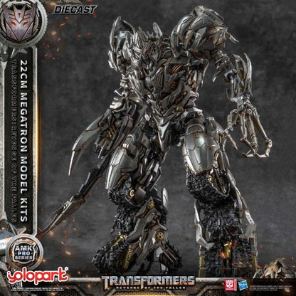 The ruthless and commanding Megatron — as seen in Transformers: Revenge of the Fallen — returns in a fearsome new form! Now brought to life as part of the AMK PRO Series Model Kits, this meticulously detailed figure captures the Decepticon leader’s raw menace and corroded war machine aesthetic with stunning accuracy.