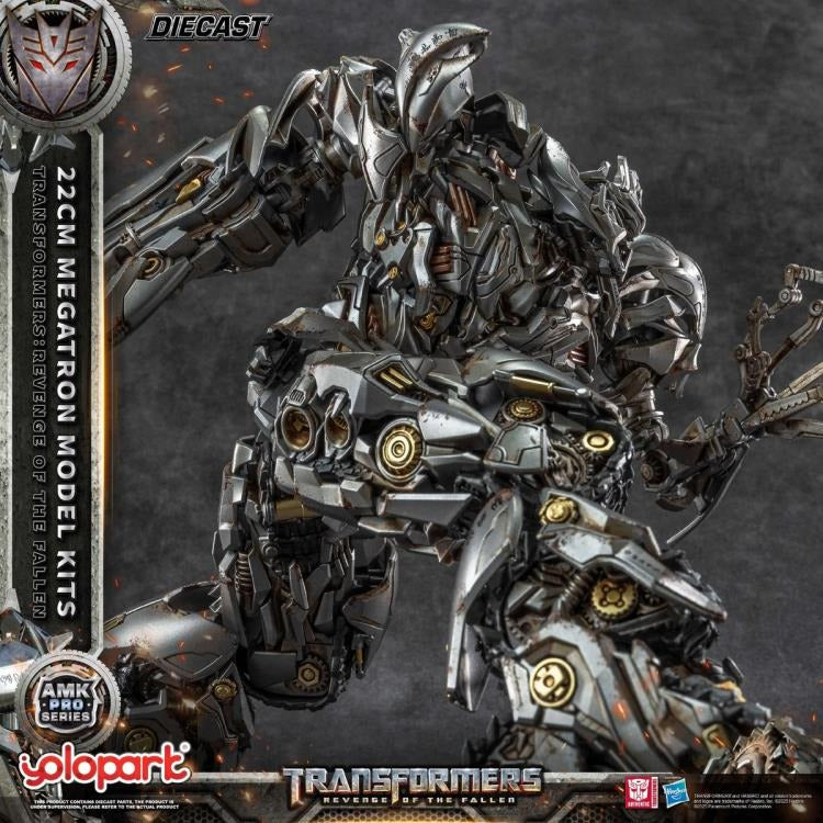 The ruthless and commanding Megatron — as seen in Transformers: Revenge of the Fallen — returns in a fearsome new form! Now brought to life as part of the AMK PRO Series Model Kits, this meticulously detailed figure captures the Decepticon leader’s raw menace and corroded war machine aesthetic with stunning accuracy.