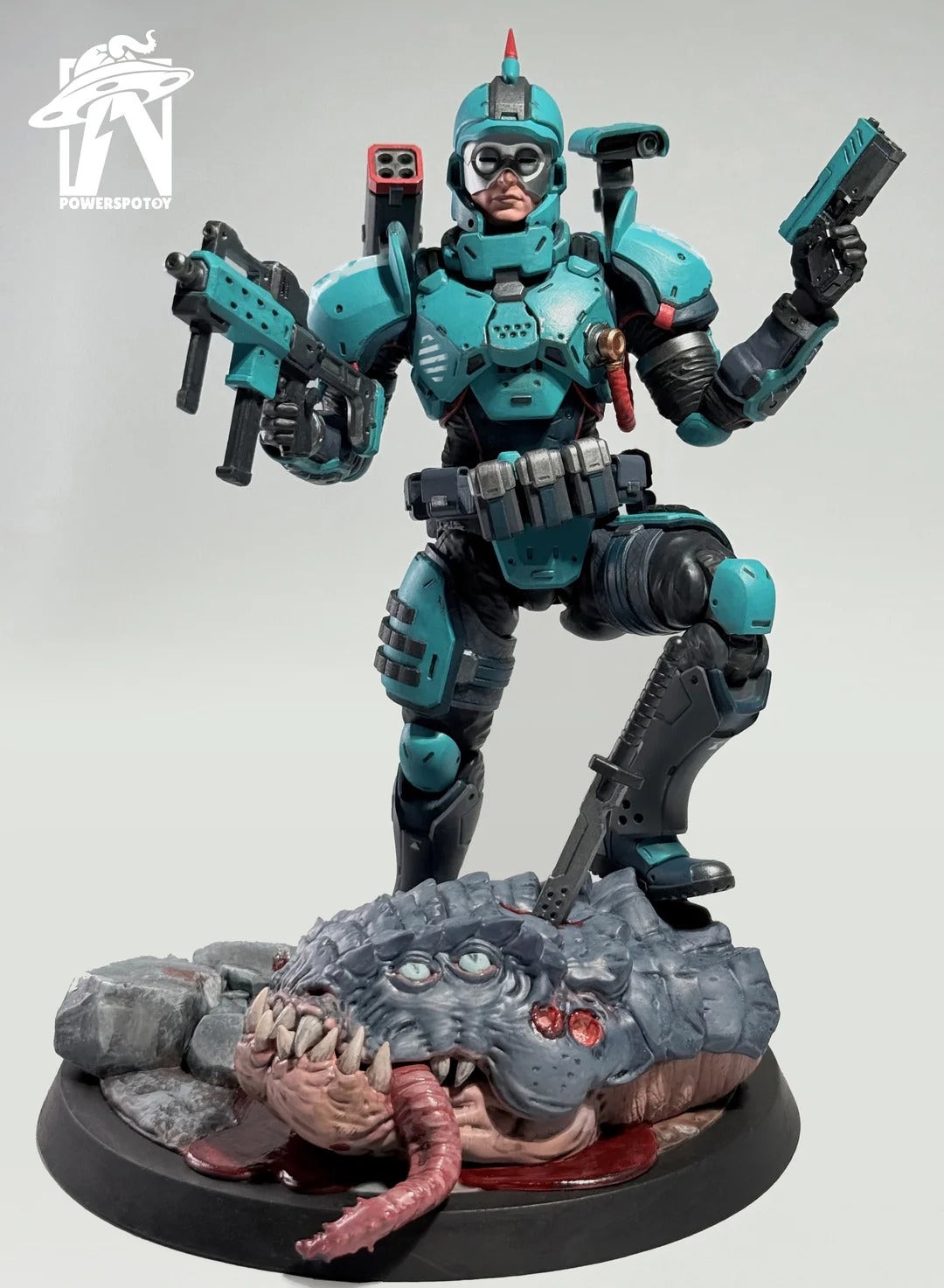 (Pre-order) PowerSpot Toy 1/12 Xpedion Silver Lightning Commando figure Deluxe