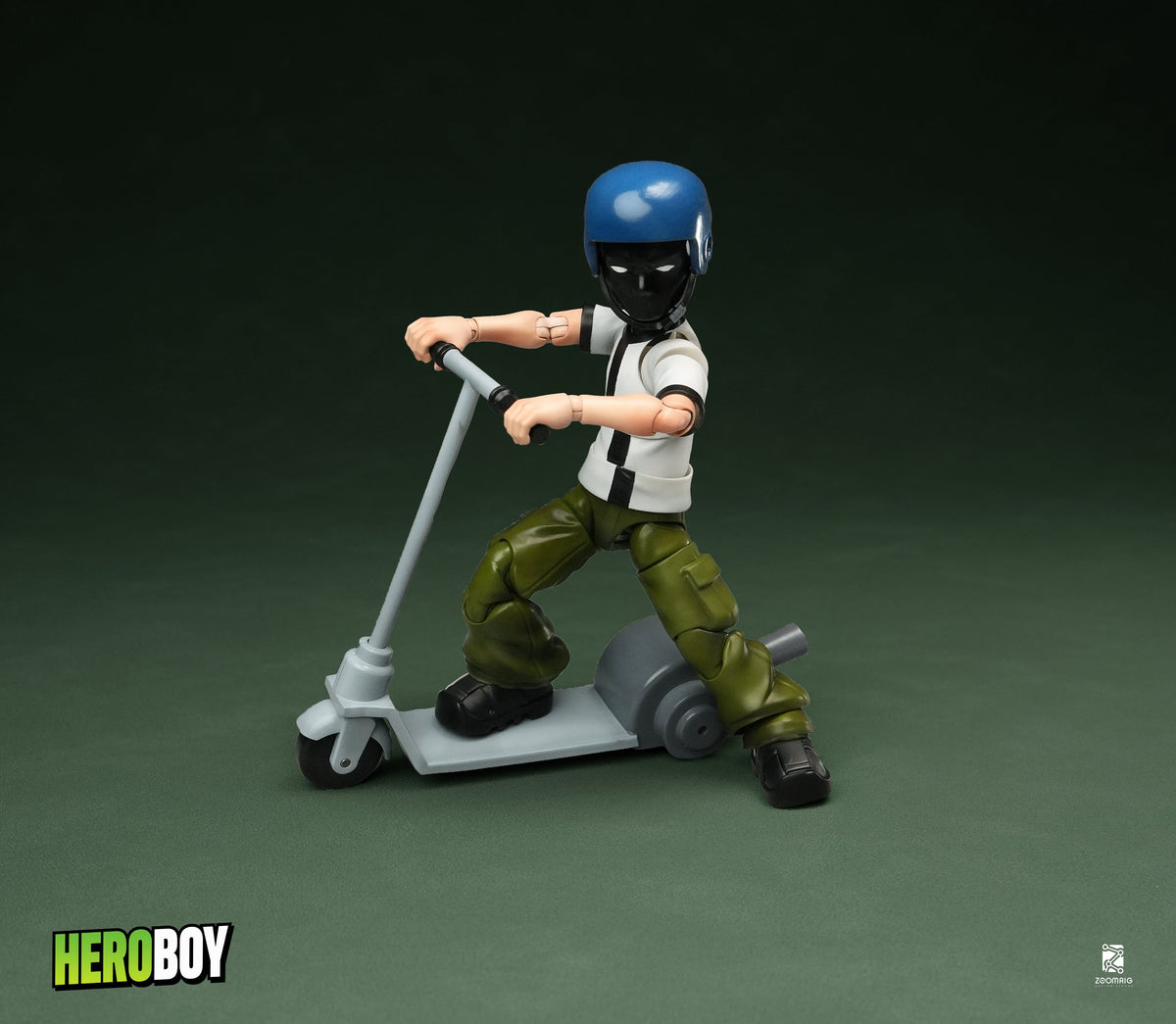 (Preorder) Zoomrig ZR-002 Hero Boy Green Hero & TN-002 Bonus Kit Combo 1/12 13cm action figure