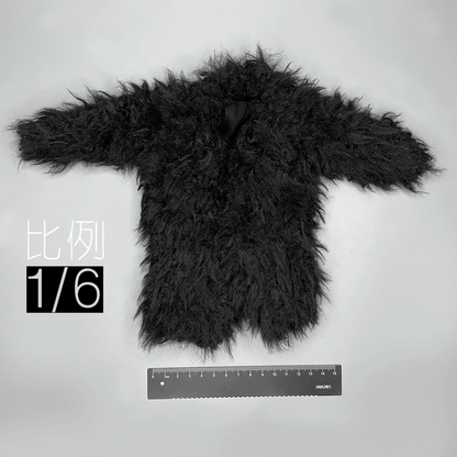 1/6 Figure Crow DH Toys Accessory Long Fur Coat