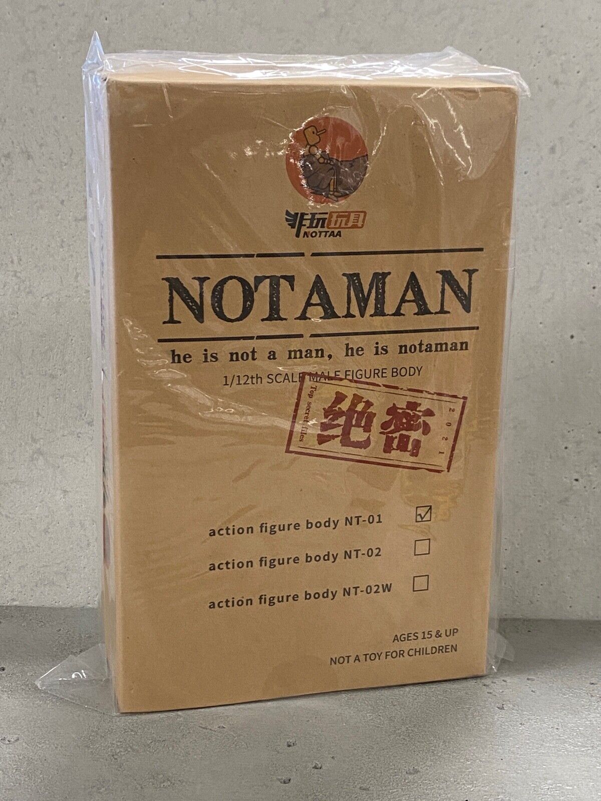 Notaman 1/12 Scale Male Customised Body Model NT01 NT02 NT02W