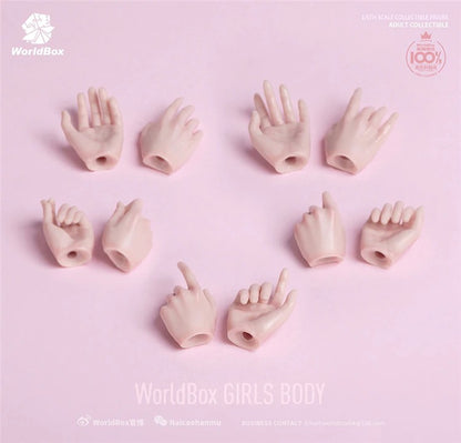 Worldbox 1/6 AT201/AT202 Pale Suntan Flexible 12'' Female Figure Body