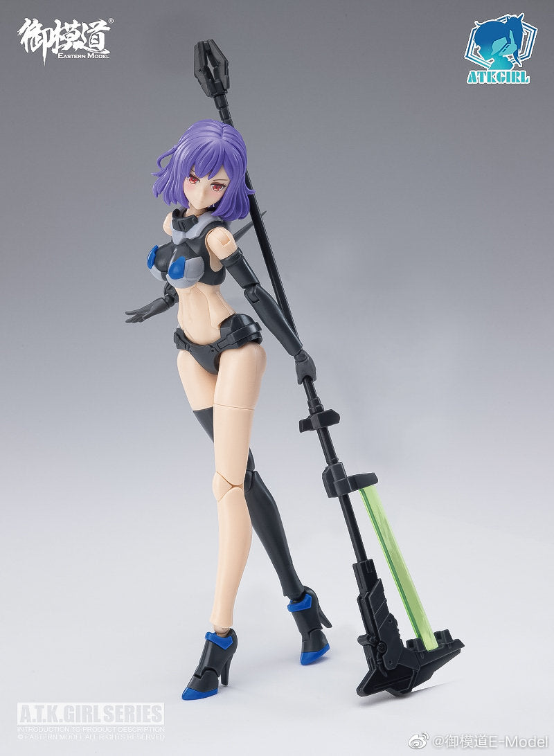 Eastern Model Machine A.T.K. Girls is a line of model kits become fully articulated figures once complete. Start collecting the series today! Add to your model kit collection with this Frankenstein A.T.K. Girl! With the included accessories you can create endless, action-packed scenes.