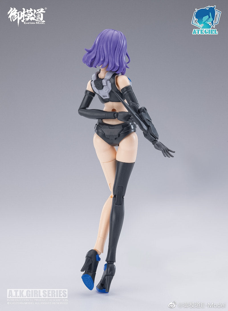 Eastern Model Machine A.T.K. Girls is a line of model kits become fully articulated figures once complete. Start collecting the series today! Add to your model kit collection with this Frankenstein A.T.K. Girl! With the included accessories you can create endless, action-packed scenes.