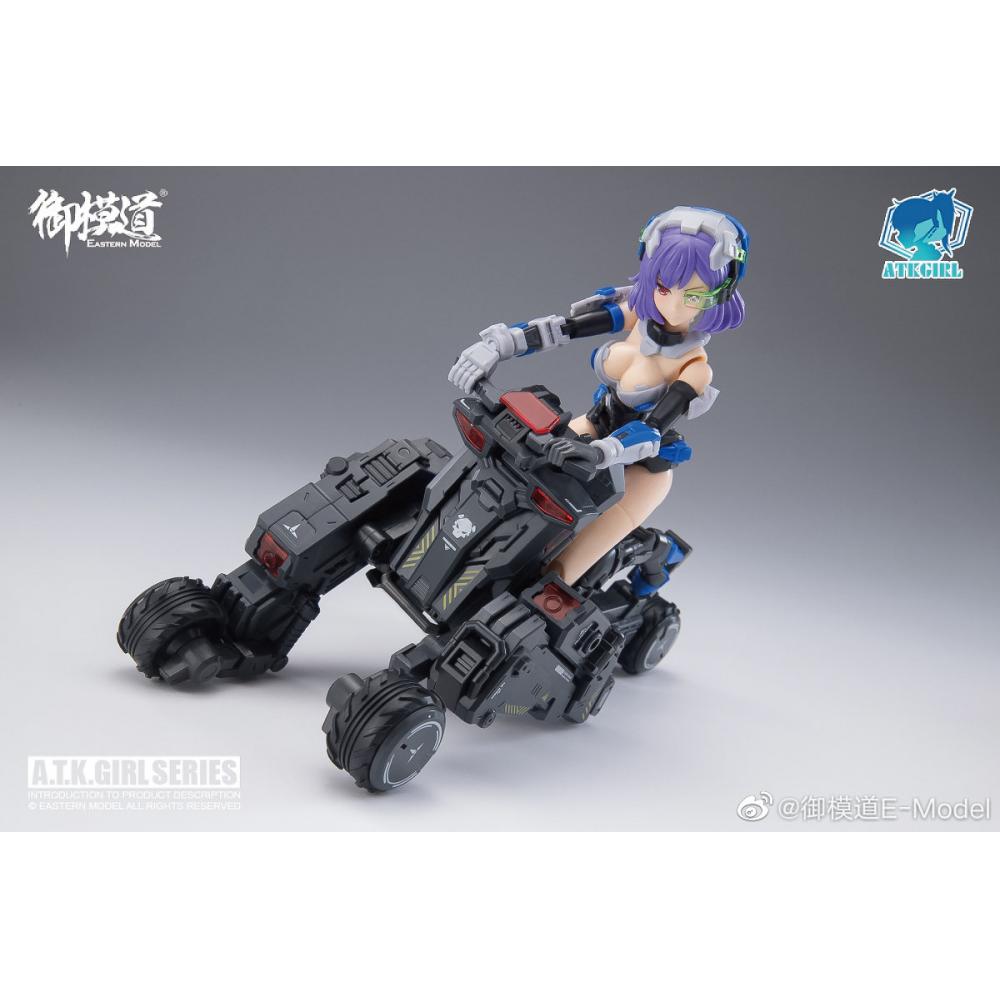 Eastern Model Machine A.T.K. Girls is a line of model kits become fully articulated figures once complete. Start collecting the series today! Add to your model kit collection with this Frankenstein A.T.K. Girl! With the included accessories you can create endless, action-packed scenes.