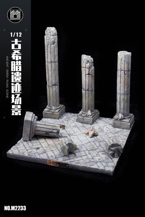 Give your figures a new display base M2233C to be displayed on with this 1/12 scale figure display base from MMMToys. The base and pillars feature an Ancient Greek inspired design with elements of nature to provide a unique display base for your 1/12 figures!