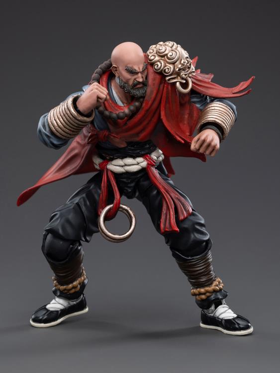 Joy Toy Dark Source JiangHu Changwu Temple Monk Wunian figure is incredibly detailed in 1/18 scale. JoyToy, each figure is highly articulated and includes accessories. 