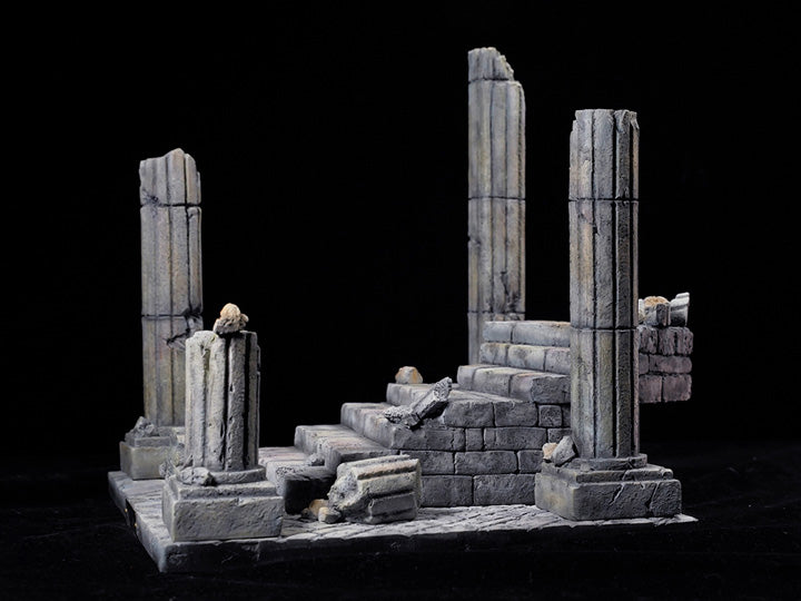 Give your figures a new display base M2233C to be displayed on with this 1/12 scale figure display base from MMMToys. The base and pillars feature an Ancient Greek inspired design with elements of nature to provide a unique display base for your 1/12 figures!