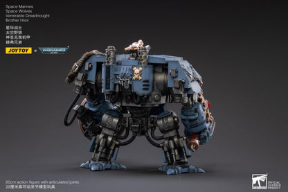 When the Space Wolves need reinforcements, they call down Brother Hvor in his Dreadnought to crush their enemies for the Emperor! Joy Toy brings the Ultramarines from Warhammer 40k to life with this new series of 1/18 scale figures. Each figure includes interchangeable hands and weapon accessories and stands between 4″ and 6″ tall.