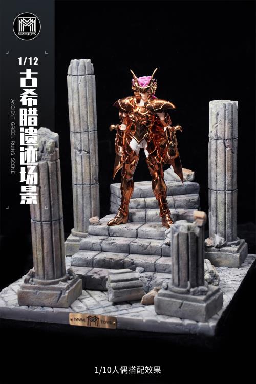 Give your figures a new display base M2233C to be displayed on with this 1/12 scale figure display base from MMMToys. The base and pillars feature an Ancient Greek inspired design with elements of nature to provide a unique display base for your 1/12 figures!