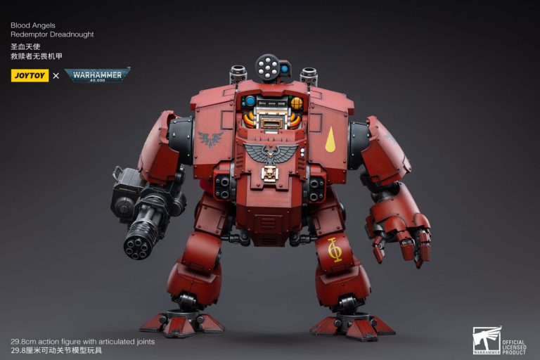 Joy Toy brings the Blood Angels from Warhammer 40k to life with this new series of 1/18 scale figures.
