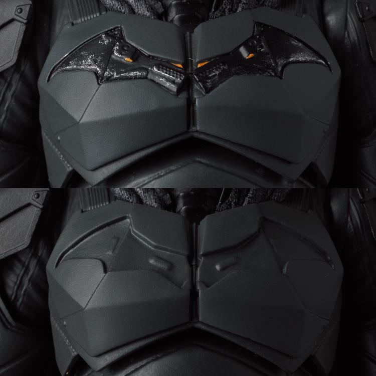 Batman once again joins the MAFEX line, this time from the hit film The Batman. This Batman figure features the premium articulation and detailed accessories you have come to know from MAFEX and features a fabric cape for a more life-like design.